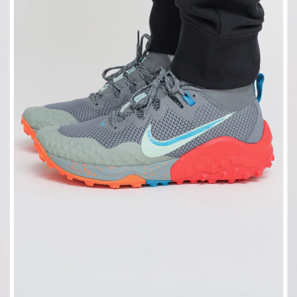 Men’s Nike Wildhorse 7 'Smoke Grey Laser Blue' sneakers - Picture 7 of 11